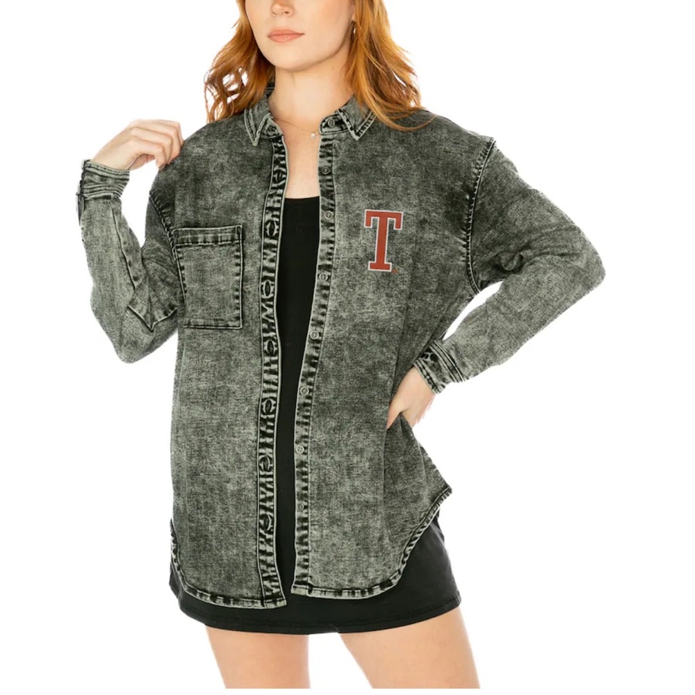 Texas Black Denim Women’s Shirt Medium